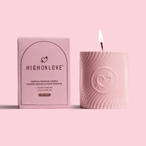 HighOnLove - Massage Candle Lychee Martini 🍁