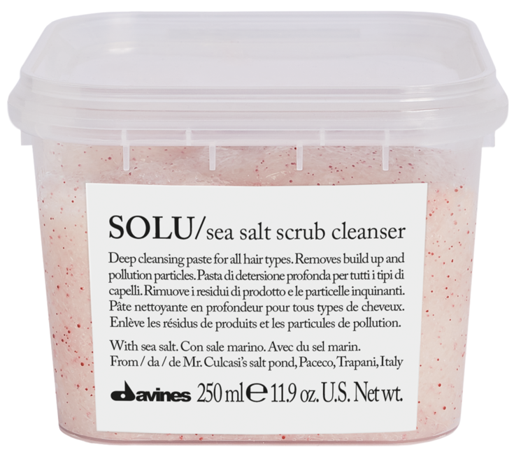 Davines - SOLU Sea Salt Scrub Cleanser, 250ml